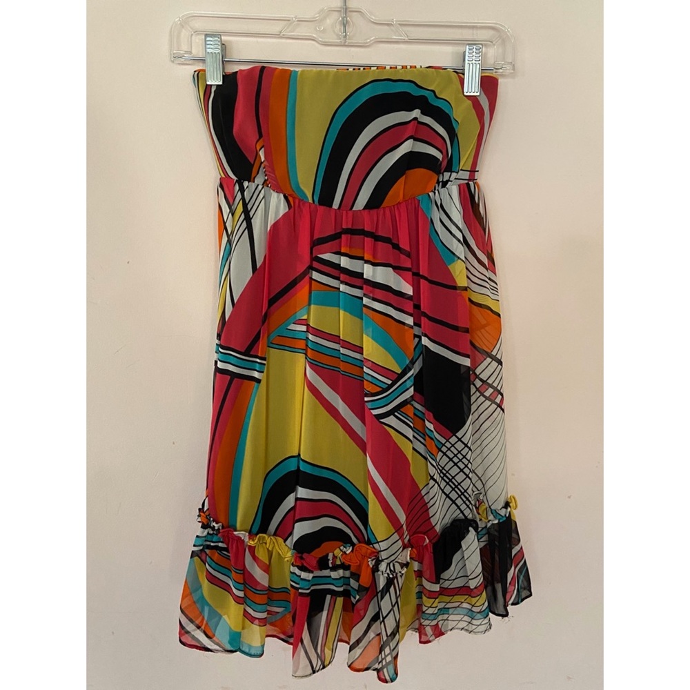 Multicolor Mini Dress